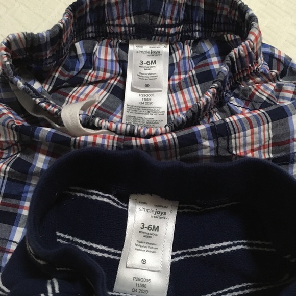 3-6m (4/$20) Summer Red/Blue - Picture 7 of 7